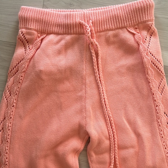 LSF Crochet Pink Joggers - Picture 5 of 8
